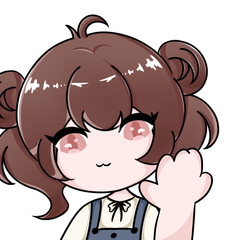 cartoon, cute, chibi, kawaii girl, chibi  girl, chibi illustration, kawaii illustration, person kid, character cibi, design, vector, icon, closeup, character, symbol, cibi, person, logo, people, isola