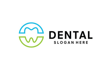 Dental logo designs concept vector