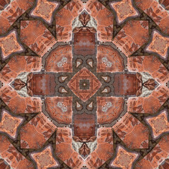 Seamless square pattern. Abstract texture background.