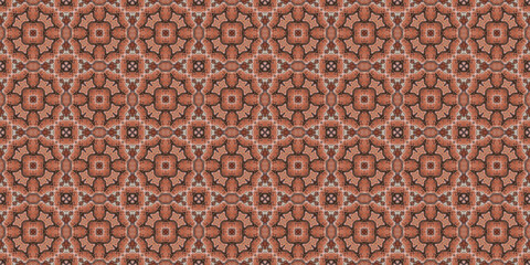 Seamless abstract pattern. Symmetrical texture. Kaleidoscope