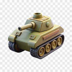 Tank Icon Render | Military Vehicle Illustration | Armored Combat Design