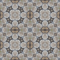 Seamless abstract pattern. Symmetrical texture. Kaleidoscope