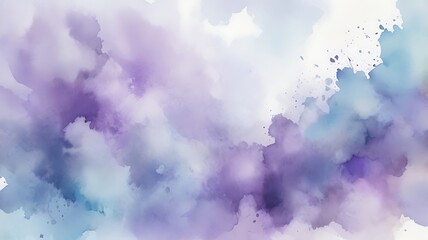 Fototapeta premium Abstract Watercolor Background Soft Purple and Blue Hues