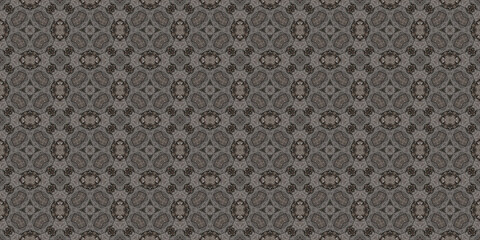 Seamless abstract pattern. Symmetrical texture. Kaleidoscope