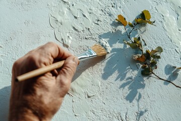 Mindful Restoration Artisan Painting Technique Reveals Textural Transformation of Urban Surfaces with Eco-Conscious Craftsmanship and Sustainable Home Improvement