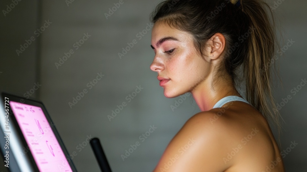 Aufkleber next-gen fitness optimization sleek biohacking performance tracking for millennial wellness enthusia