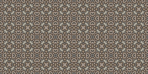 Seamless abstract pattern. Symmetrical texture. Kaleidoscope