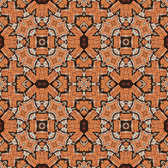 Seamless abstract pattern. Symmetrical texture. Kaleidoscope