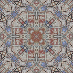 Seamless square pattern. Abstract texture background.