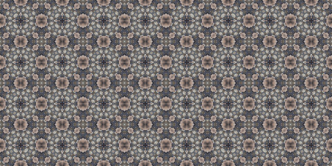 Seamless abstract pattern. Symmetrical texture. Kaleidoscope