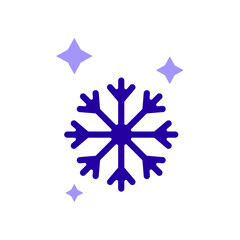 Icon a winter, isolated against a clean background.