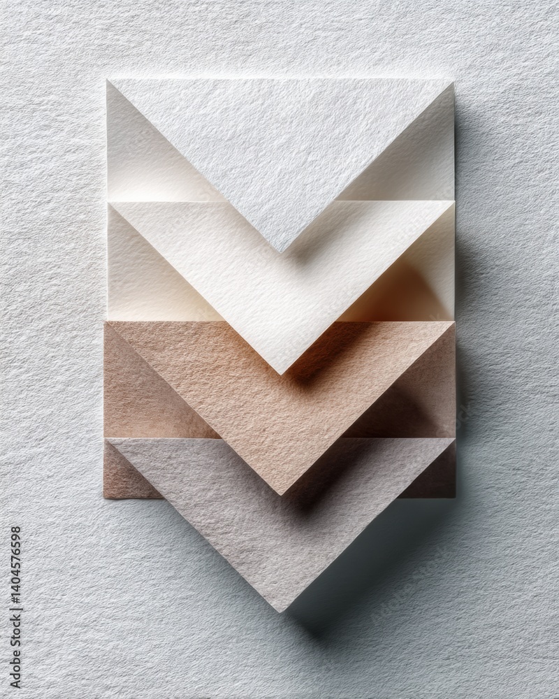 Poster minimalist paper reduction infographic geometric climate action design with textural gradient - sust