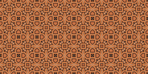 Seamless abstract pattern. Symmetrical texture. Kaleidoscope