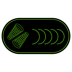 Green Brutalist Sticker