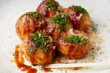 たこ焼　大阪名物
