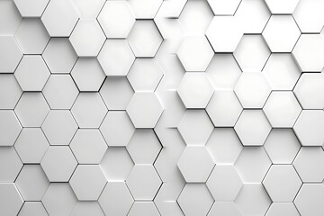 Fototapeta premium Abstract Hexagon Wall Pattern