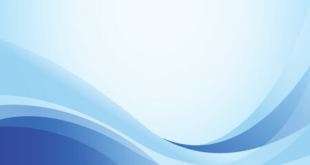 blue shiny gradient background with flowing wave thin line papercut design. Premium 3d abstract vector  glowing three dimensional wallpaper for company business banner presentation