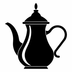 teapot isolated on white