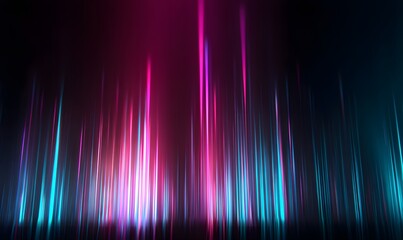 Abstract Neon Light Rays Background Pink Blue Purple Vibrant Glowing Lines Digital Art Modern Design Futuristic Energy Technology Illustration Graphic