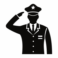police officer silhouette