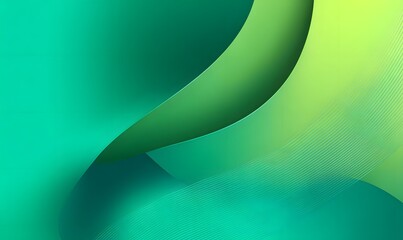 Abstract Green Gradient Background Design Modern Style Smooth Lines Subtle Texture Elegant Curves Digital Art Vibrant Hues Nature Inspired Wallpaper  