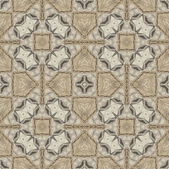 Seamless abstract pattern. Symmetrical texture. Kaleidoscope