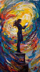 Empowered Female CEO Dominating the Digital Stage