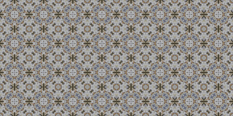 Seamless abstract pattern. Symmetrical texture. Kaleidoscope