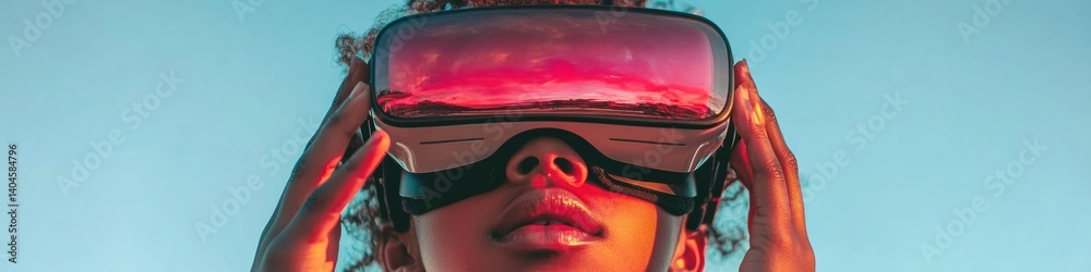 Poster next-gen edtech revolution gen z immersive learning through cutting-edge virtual reality, transformi