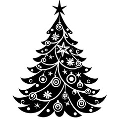 christmas tree vector