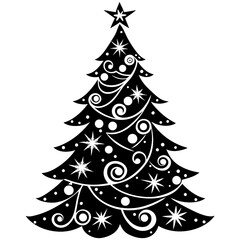 christmas tree vector