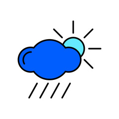 Icon a weather, isolated against a clean background.