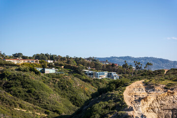 Fototapeta premium houses on a cliff