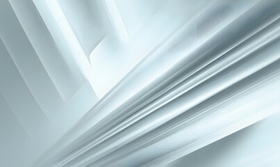 Obraz premium Abstract Silver Flowing Lines