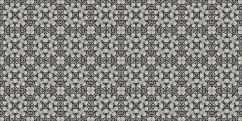 Seamless abstract pattern. Symmetrical texture. Kaleidoscope