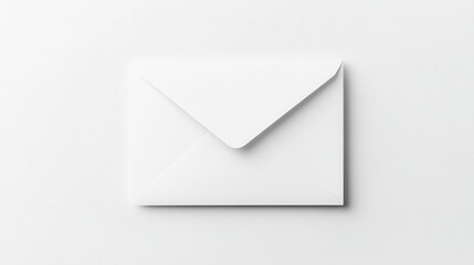Blank white envelope on white background (1)