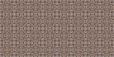 Seamless abstract pattern. Symmetrical texture. Kaleidoscope