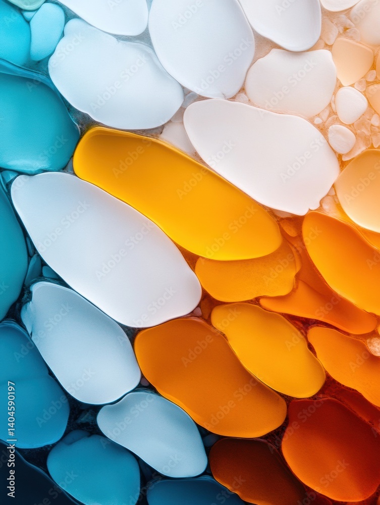 Poster Abstract Fluid Gradient Wellness Innovative Digital Texture Design for Mindful Branding and Modern Visual Communication Strategies