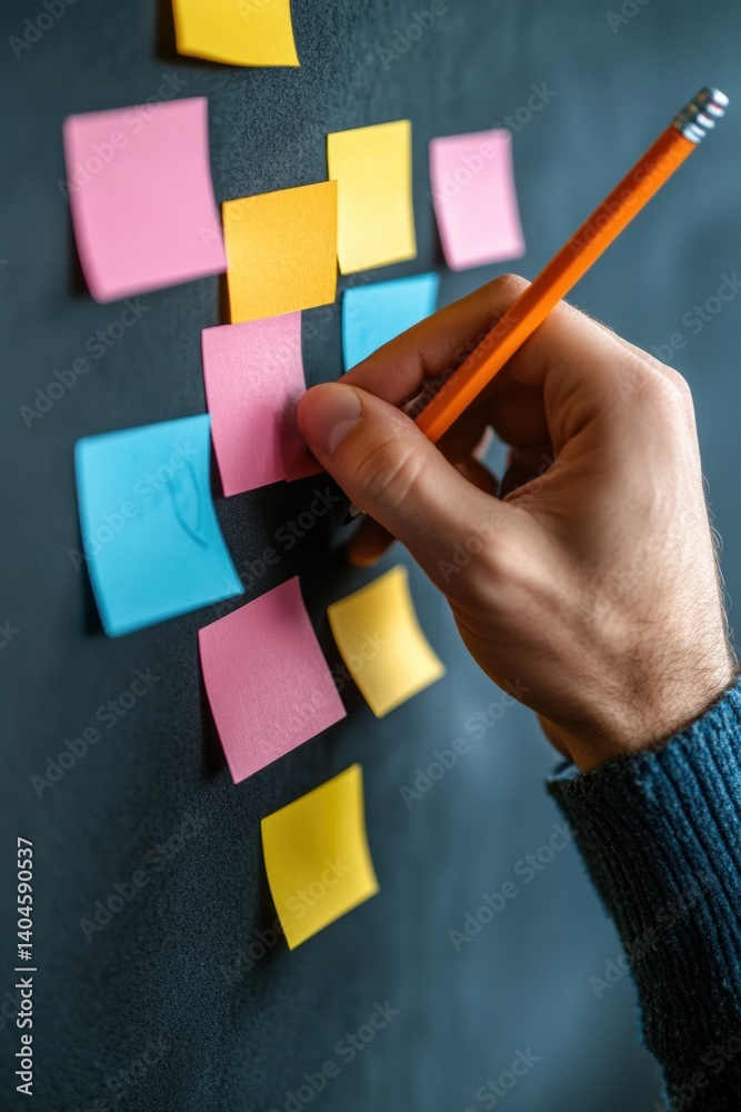 Poster Minimalist Agile Workflow Dynamic Productivity Visualization with Colorful Task Management Strategy for Digital Entrepreneurs and Creative Professionals