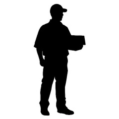 delivery  silhouette