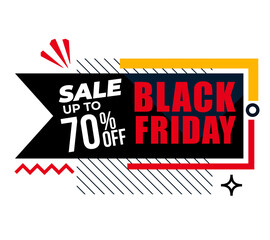Black Friday Sales Promotion, stickers, clip art images, social media share, poster08.ai
