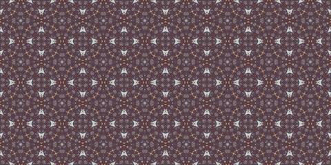 Seamless abstract pattern. Symmetrical texture. Kaleidoscope