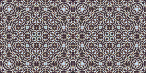Seamless abstract pattern. Symmetrical texture. Kaleidoscope