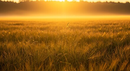 Fototapeta premium Golden Hour Embrace AI Generated