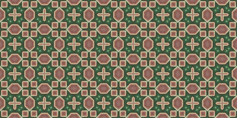Seamless abstract pattern. Symmetrical texture. Kaleidoscope
