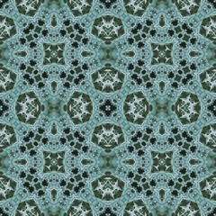 Seamless abstract pattern. Symmetrical texture. Kaleidoscope