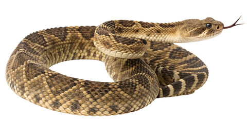 Obraz premium A venomous rattlesnake