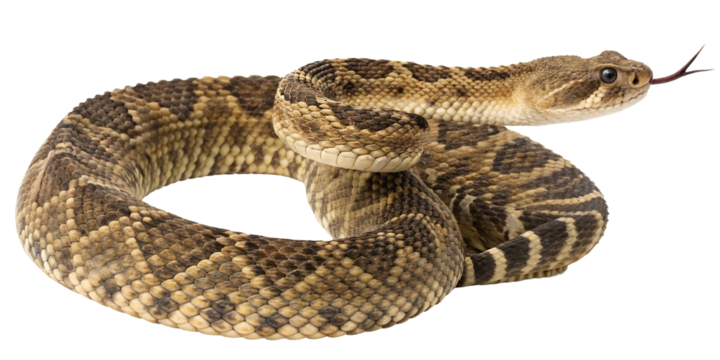 A venomous rattlesnake