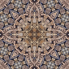 Seamless square pattern. Abstract texture background.