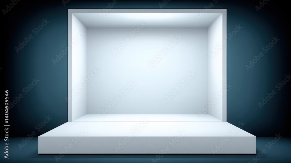 Poster open file drawer emitting a soft glowing light from inside creating a unique and captivating visual 